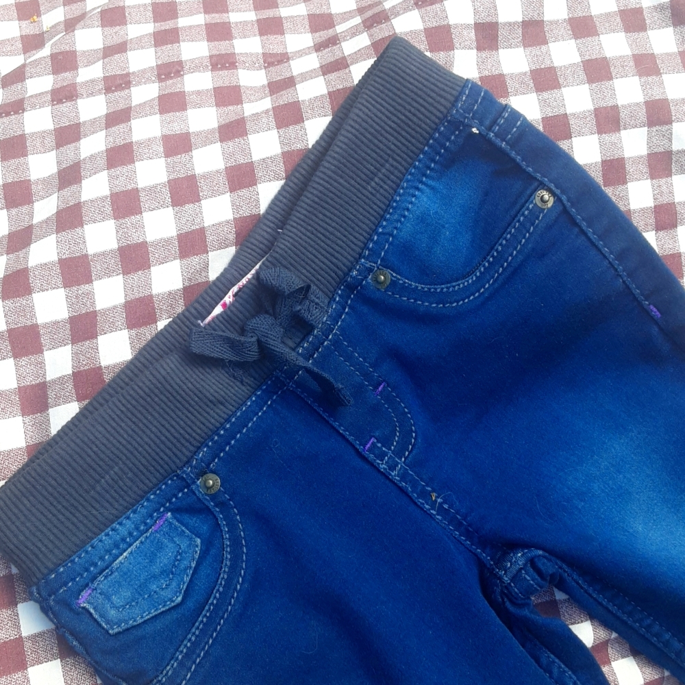 🍀3/15 Lee Girls blue Jeans Size 5T - Picture 3 of 5